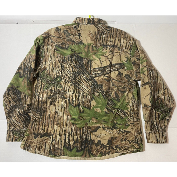 Vintage Walls Camo Shirt Men's Large Realtree Button Up XL Hunting Outdoor - Picture 3 of 12